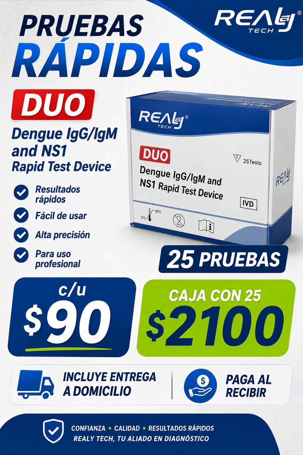 Oferta prueba rápida Dengue Dúo